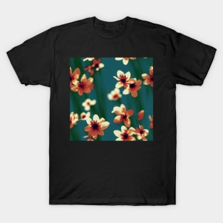 Beautiful Stylized Pink Flowers, for all those who love nature #198 T-Shirt